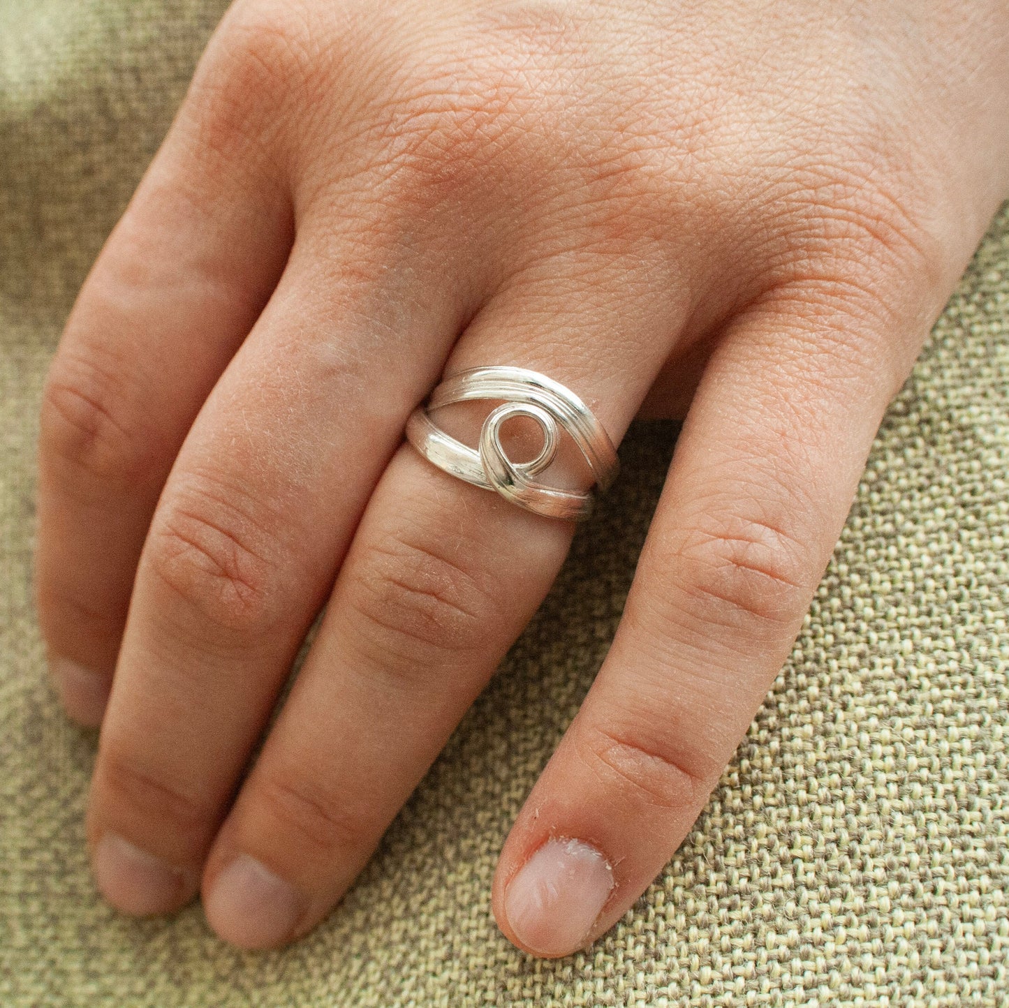 Raven Silver Ring (Size 53)