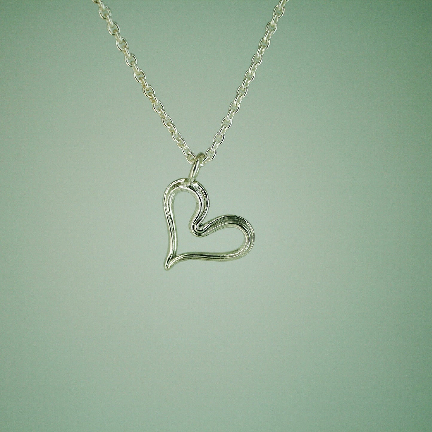 Leopoldíne Heart Pendant - Sterling Silver