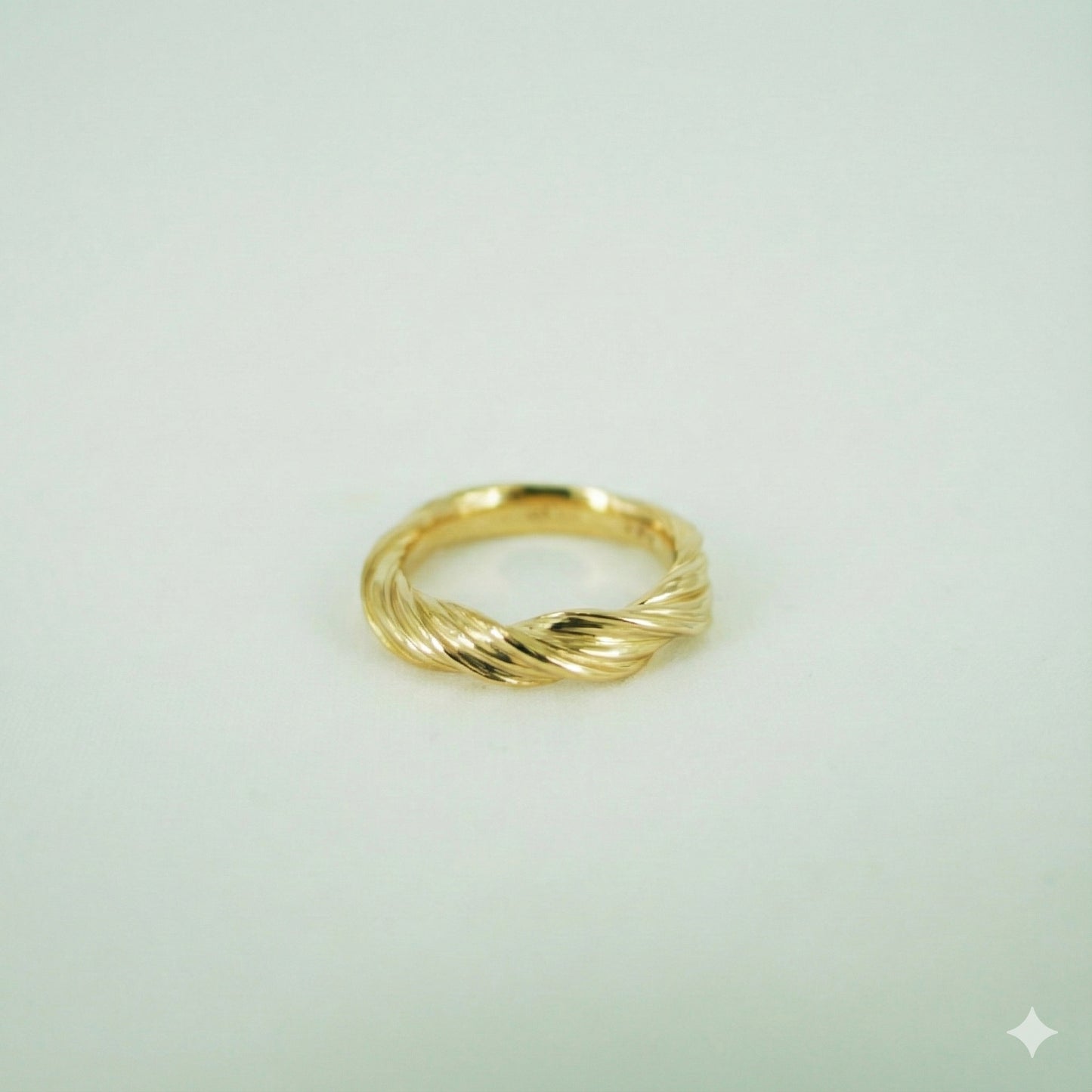 River Swirl Ring - Gold Plated