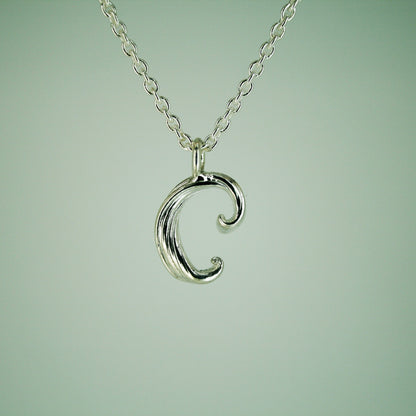 Love Letter - Letter Pendant in Sterling Silver