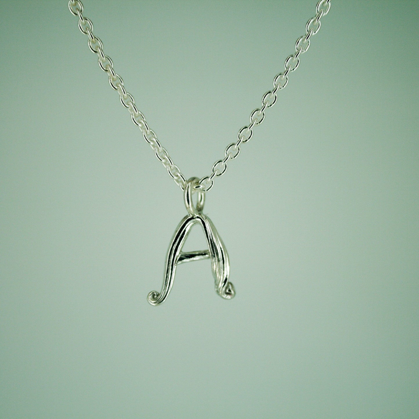 Love Letter - Letter Pendant in Sterling Silver