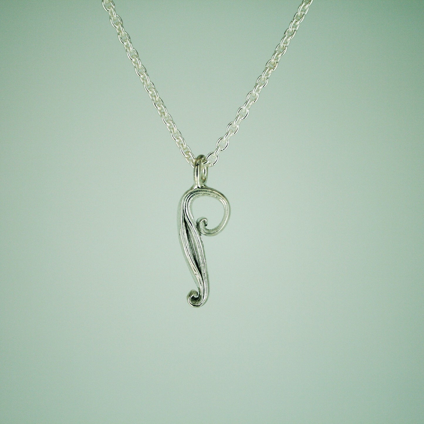 Love Letter - Letter Pendant in Sterling Silver