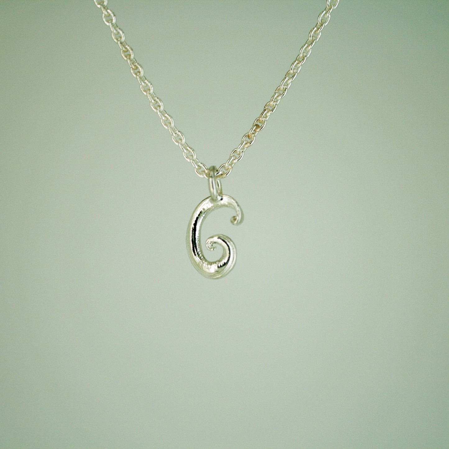 Love Letter - Letter Pendant in Sterling Silver