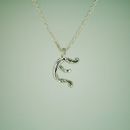 Love Letter - Letter Pendant in Sterling Silver
