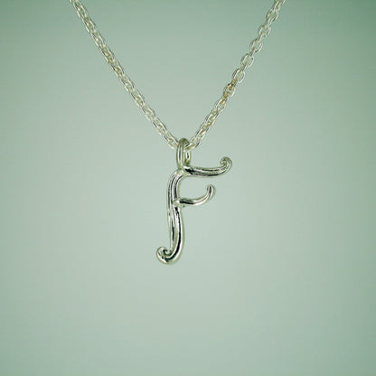 Love Letter - Letter Pendant in Sterling Silver