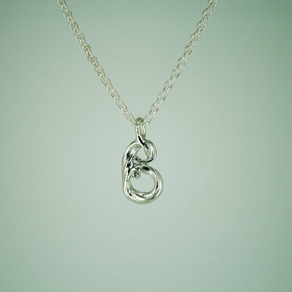 Love Letter - Letter Pendant in Sterling Silver