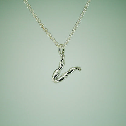 Love Letter - Letter Pendant in Sterling Silver