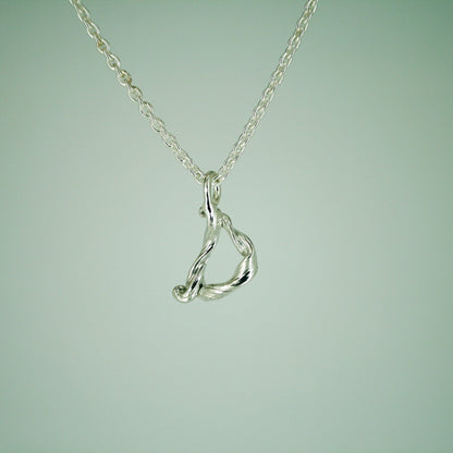 Love Letter - Letter Pendant in Sterling Silver