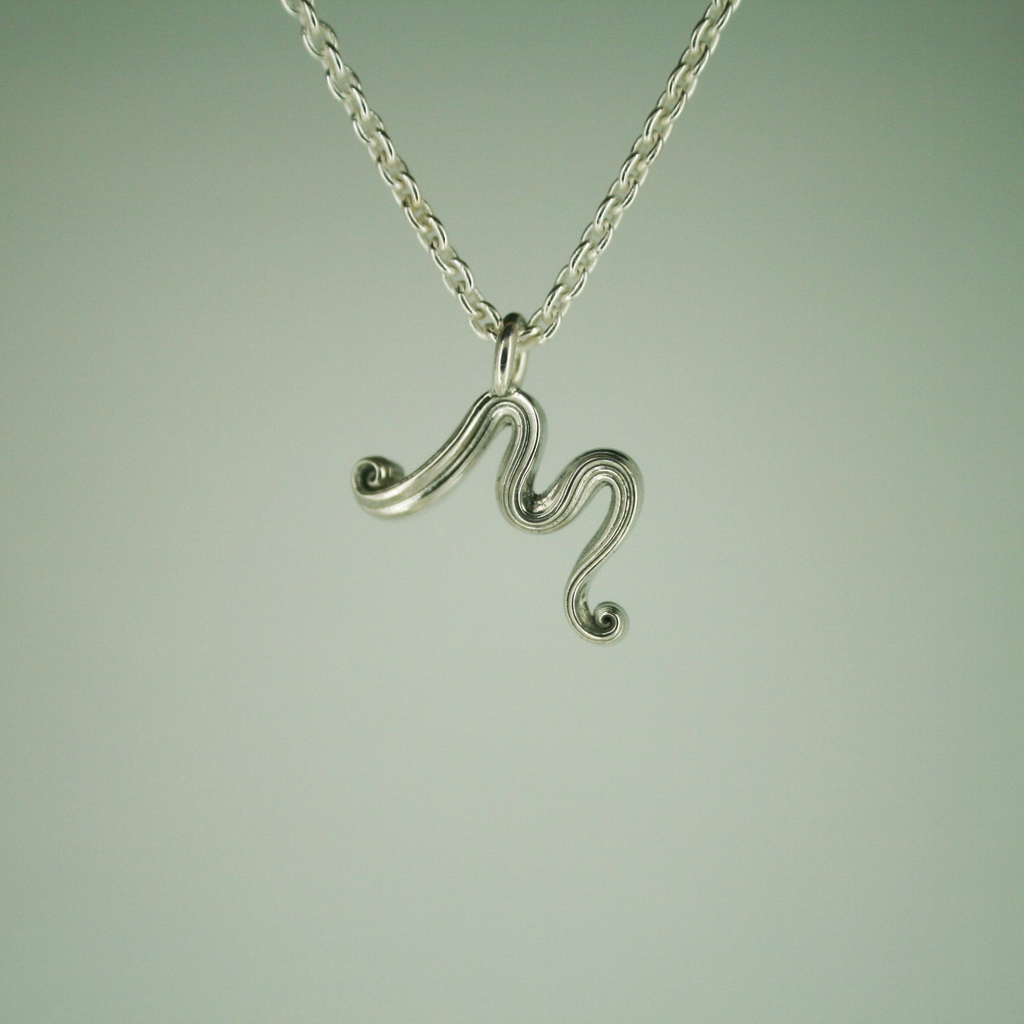 Love Letter - Letter Pendant in Sterling Silver