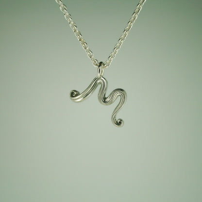 Love Letter - Letter Pendant in Sterling Silver