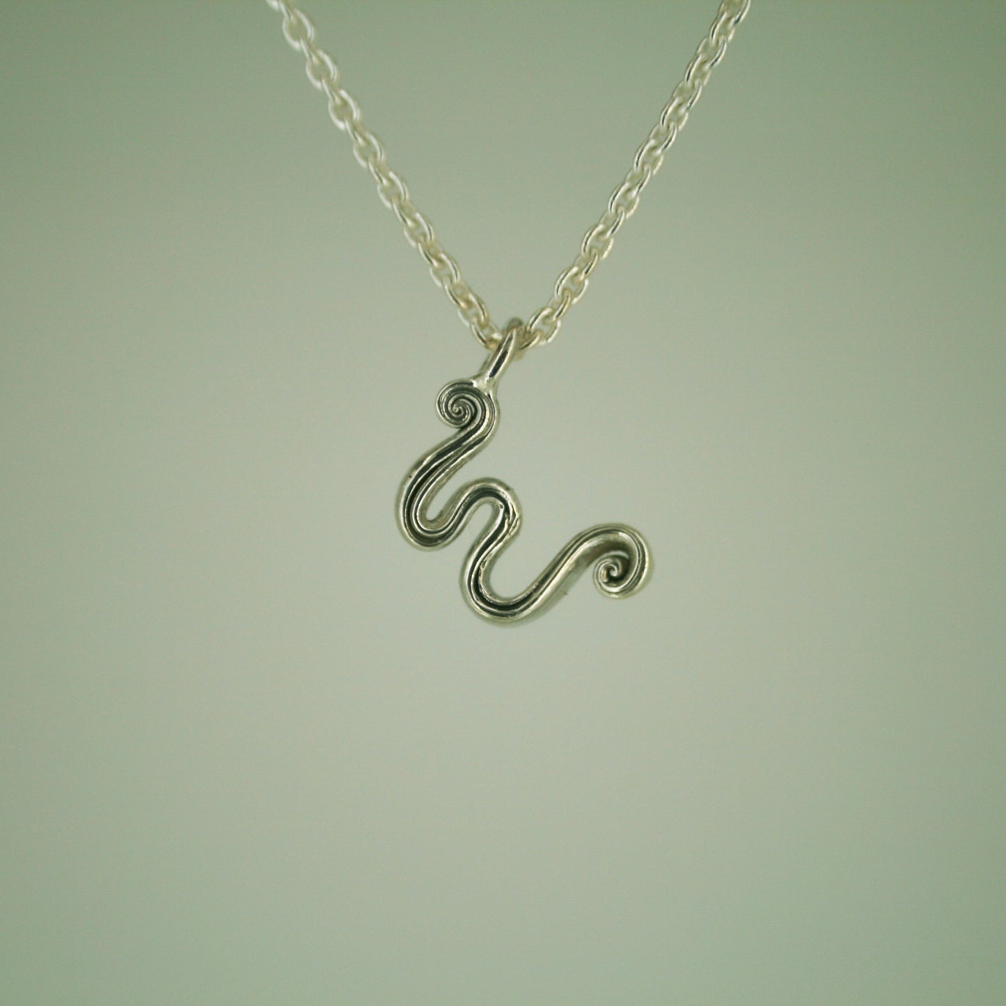 Love Letter - Letter Pendant in Sterling Silver