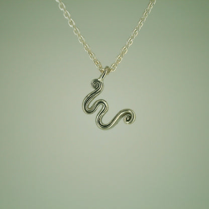 Love Letter - Letter Pendant in Sterling Silver