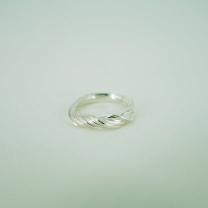 River Swirl Ring - Sterling Silver