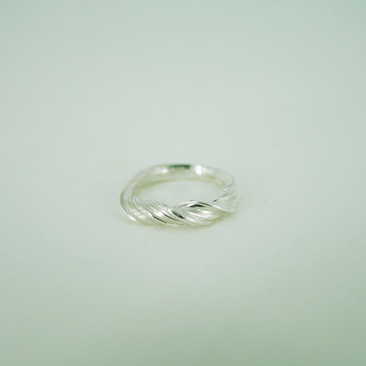 River Swirl Ring - Sterling Silver