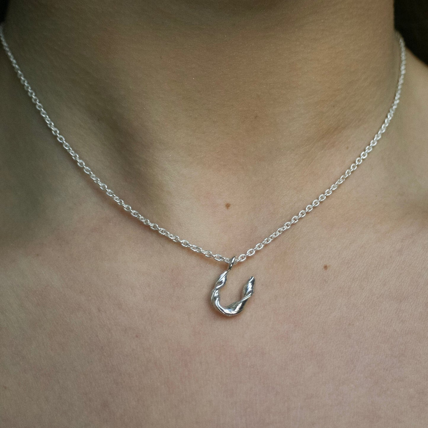 Love Letter - Letter Pendant in Sterling Silver