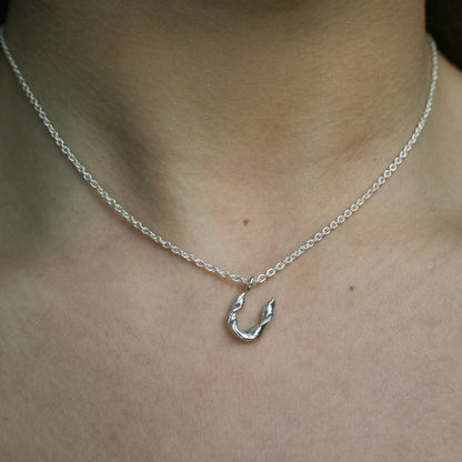 Love Letter - Letter Pendant in Sterling Silver