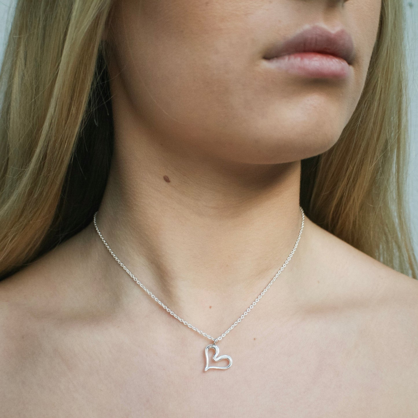 Leopoldíne Heart Pendant - Sterling Silver