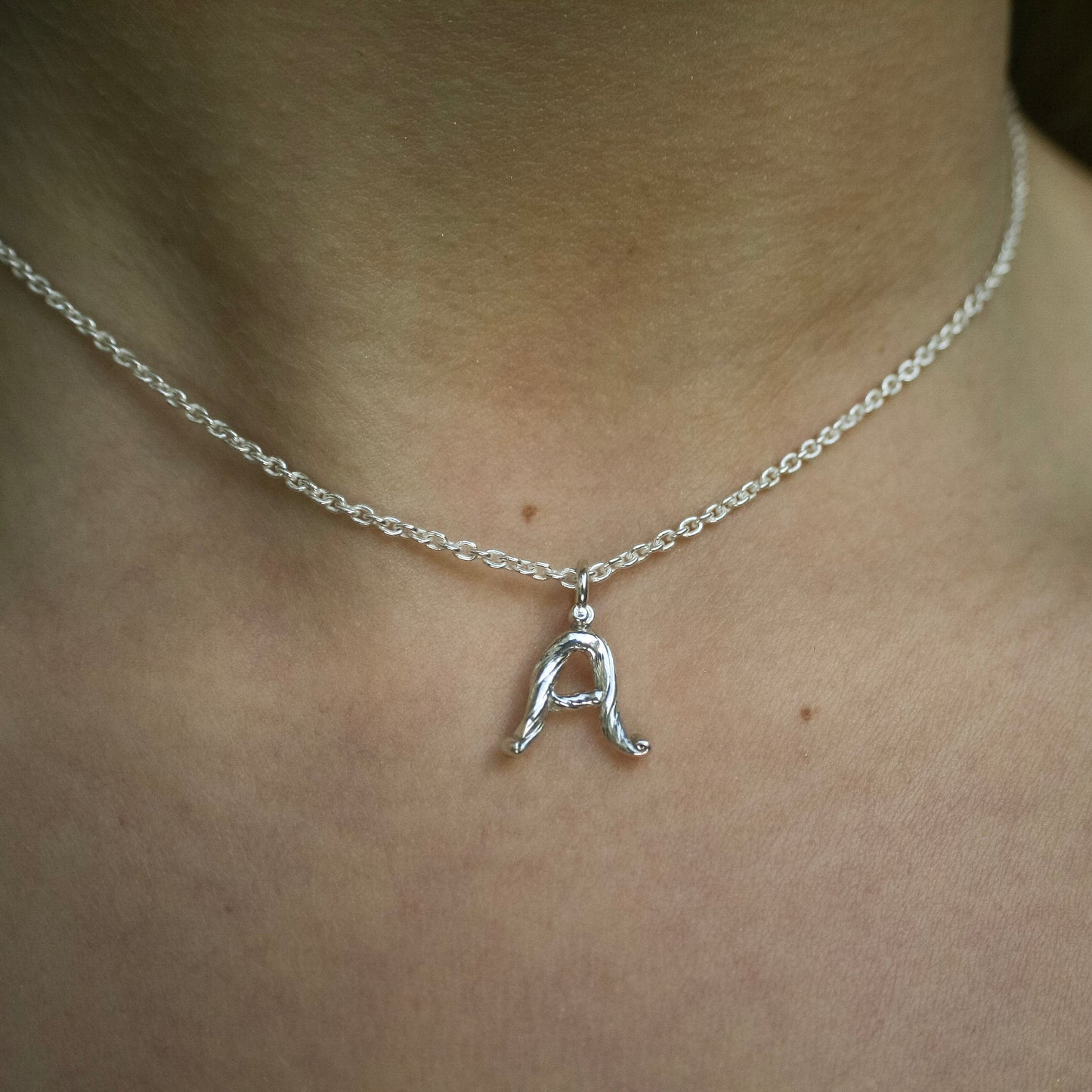Love Letter - Letter Pendant in Sterling Silver