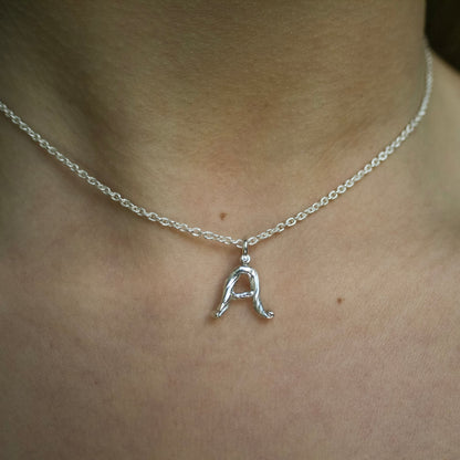 Love Letter - Letter Pendant in Sterling Silver