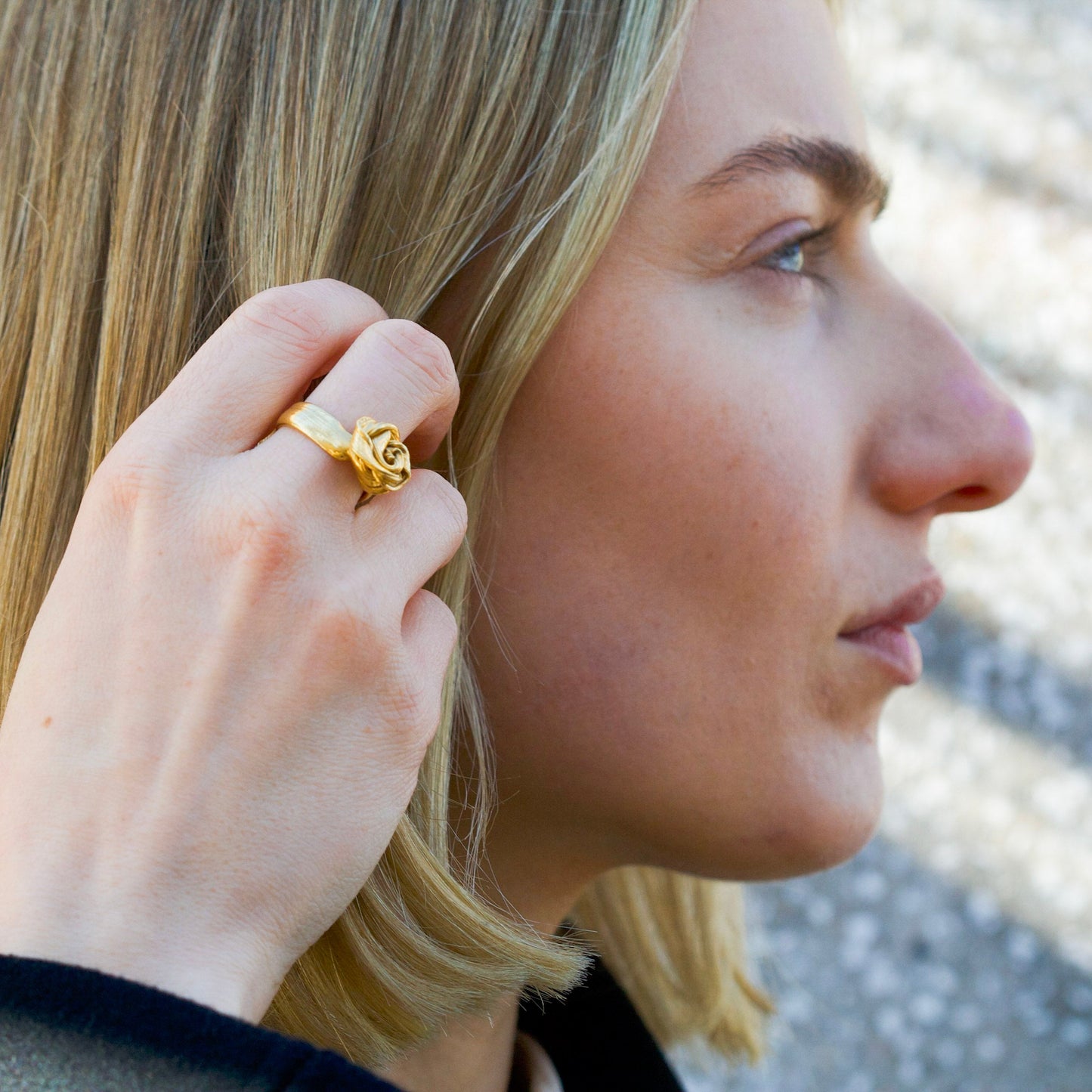 Golden Rose Ring (Size 57)