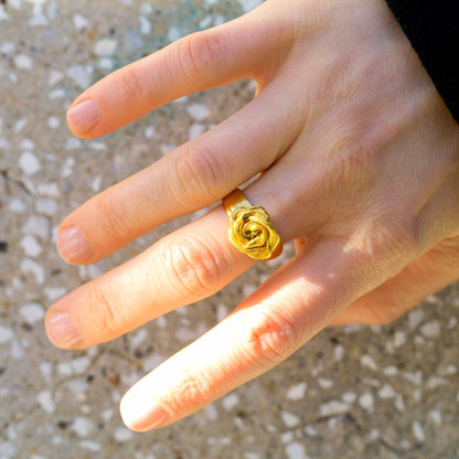 Golden Rose Ring (Size 57)