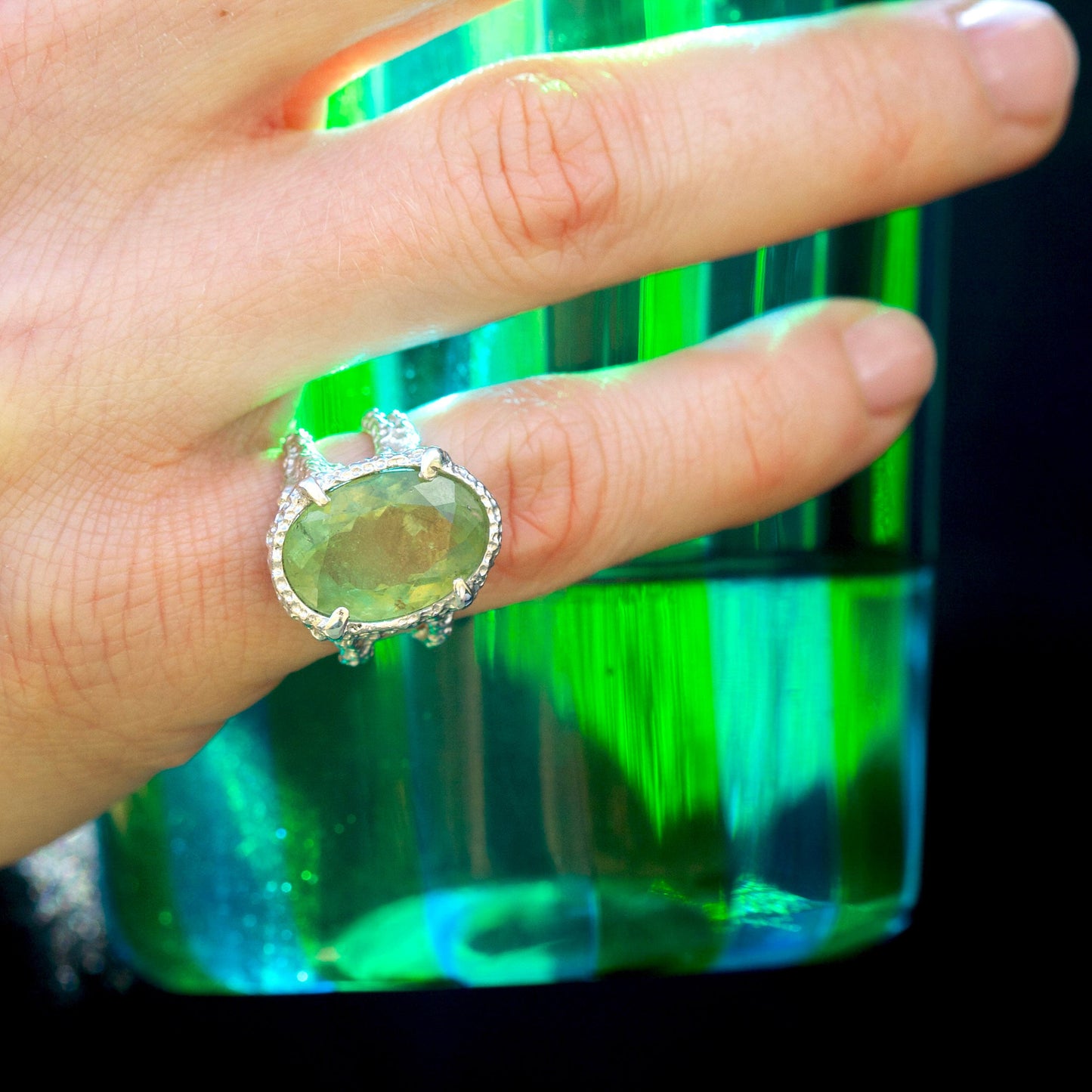 Gaia Beryl Ring (Size 44)