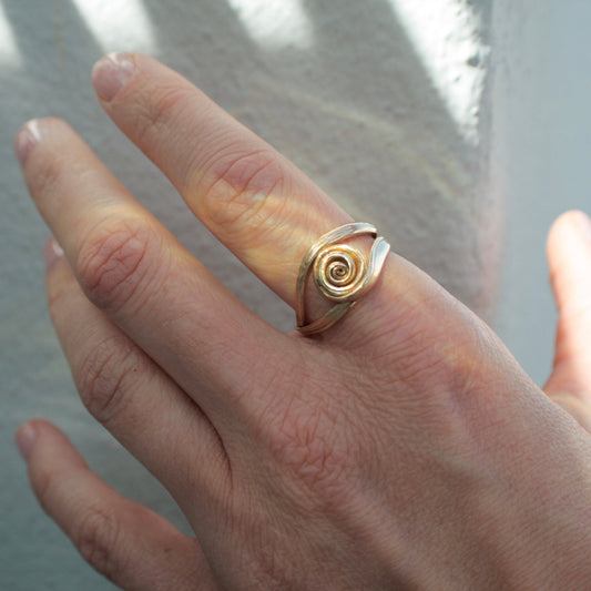 Horus Gold Ring (Size 57)