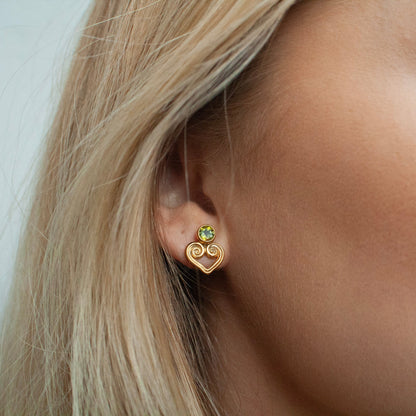 Heart Sticker - Gold Plated