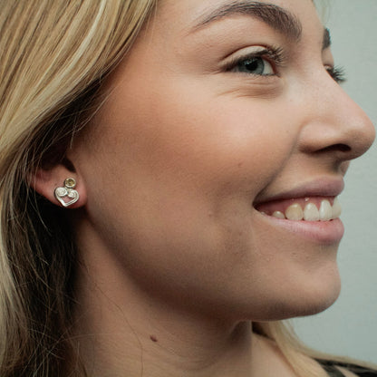 Heart Stickers - Sterling Silver