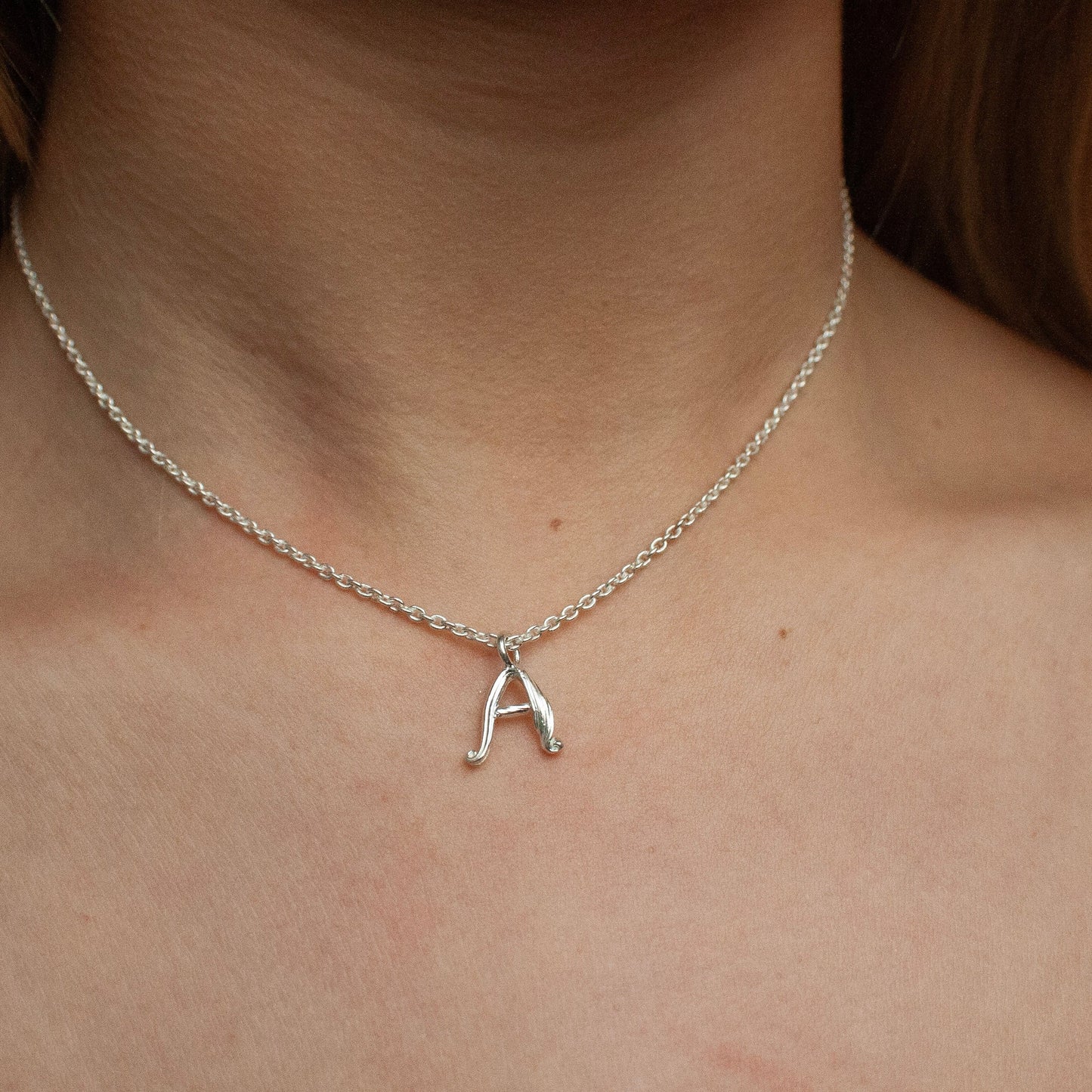 Love Letter - Letter Pendant in Sterling Silver