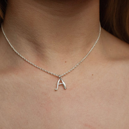 Love Letter - Letter Pendant in Sterling Silver