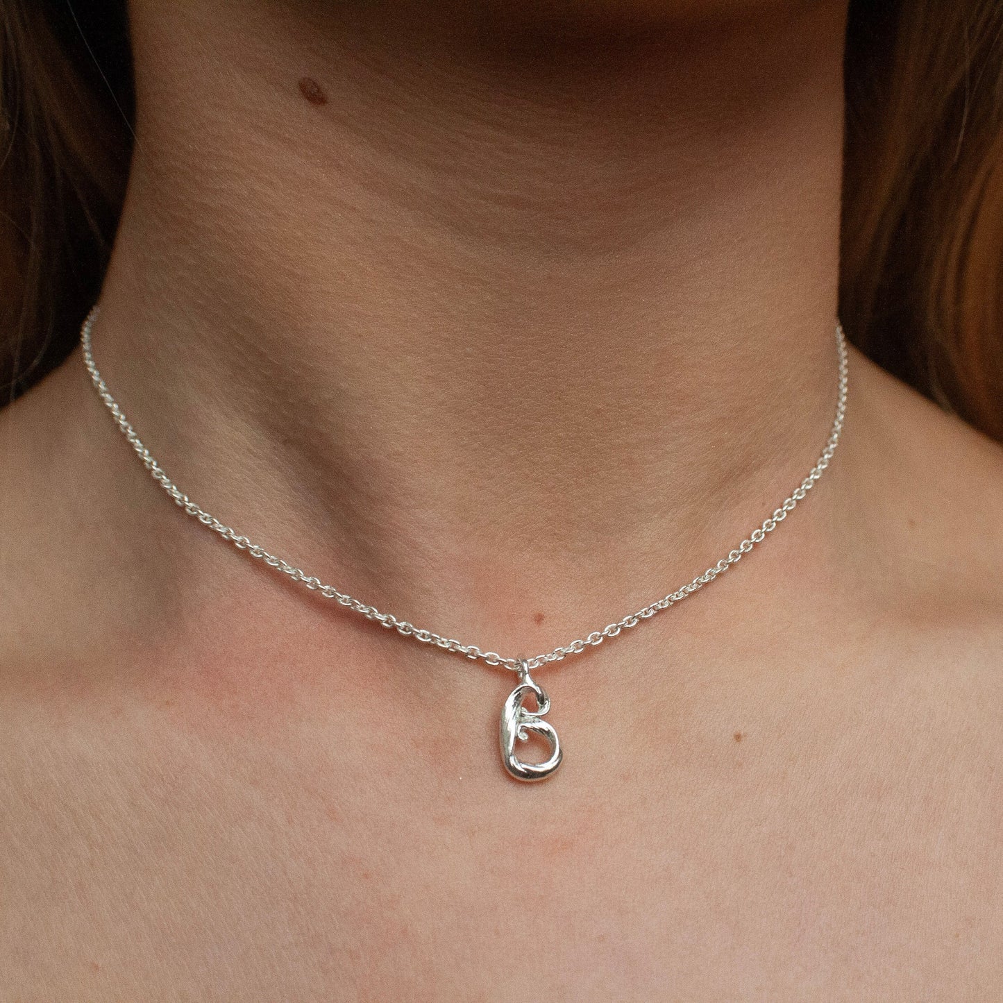 Love Letter - Letter Pendant in Sterling Silver
