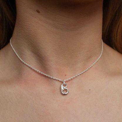 Love Letter - Letter Pendant in Sterling Silver