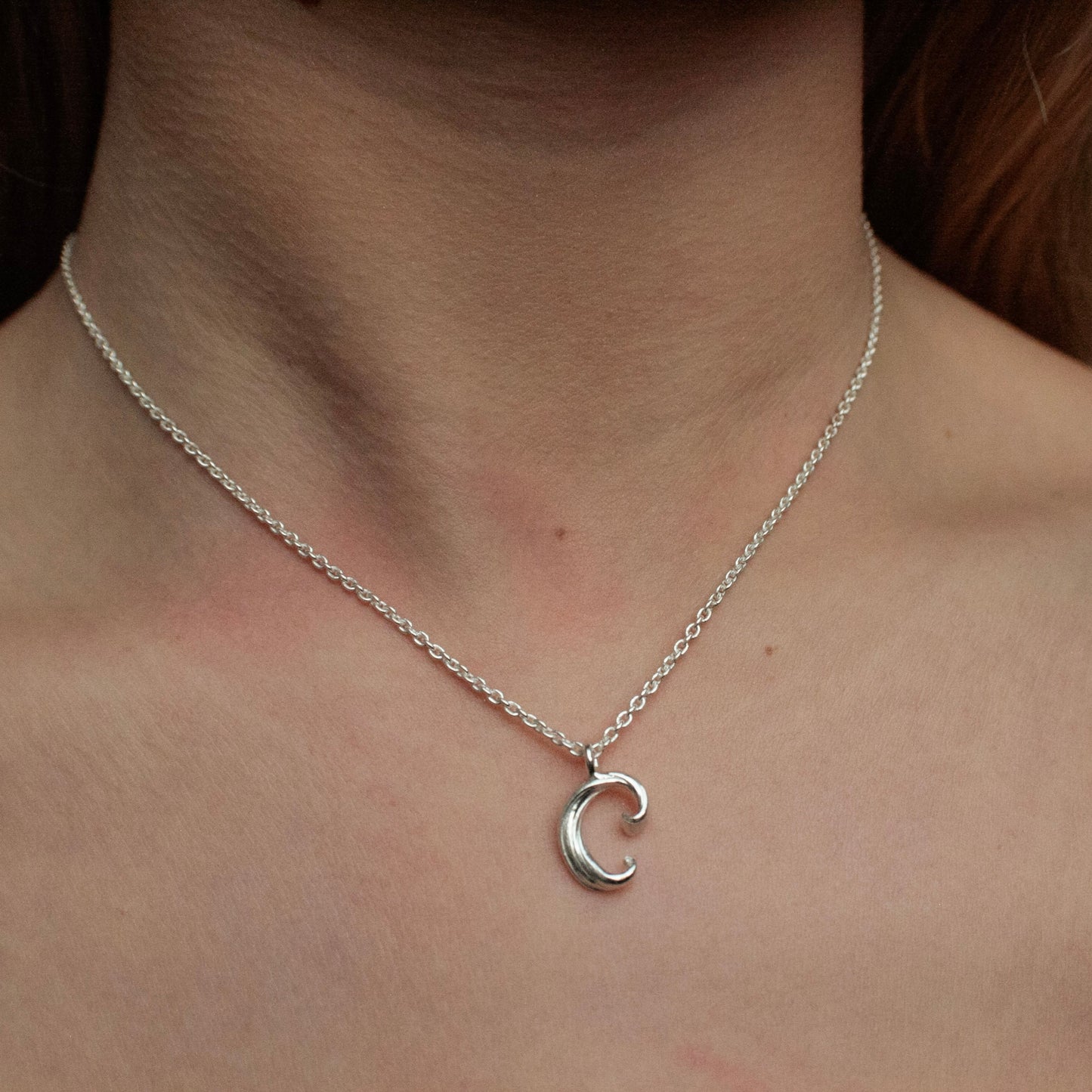 Love Letter - Letter Pendant in Sterling Silver