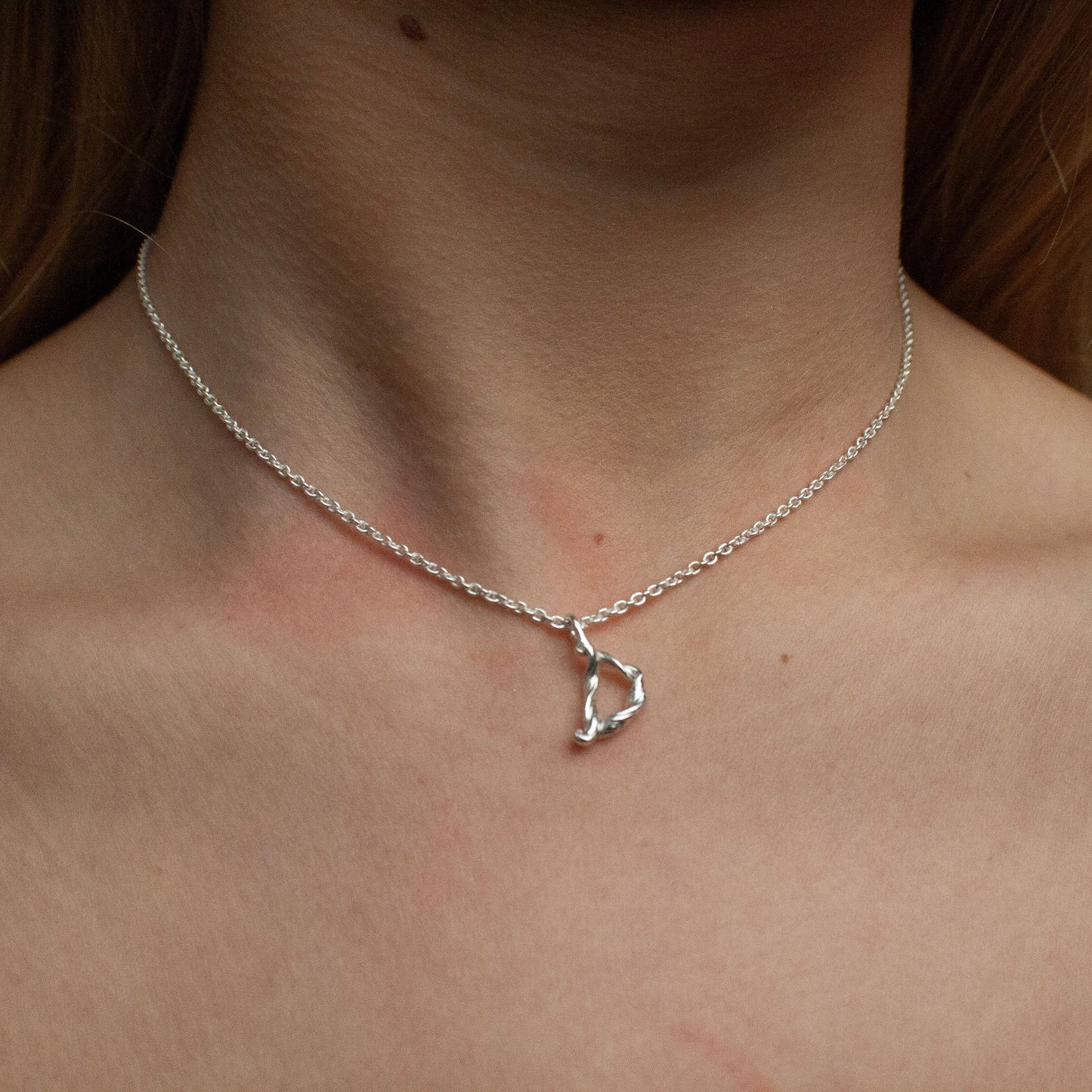 Love Letter - Letter Pendant in Sterling Silver