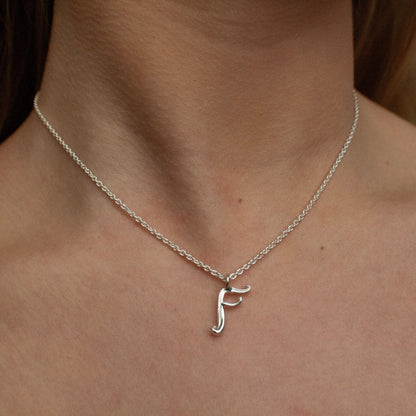 Love Letter - Letter Pendant in Sterling Silver