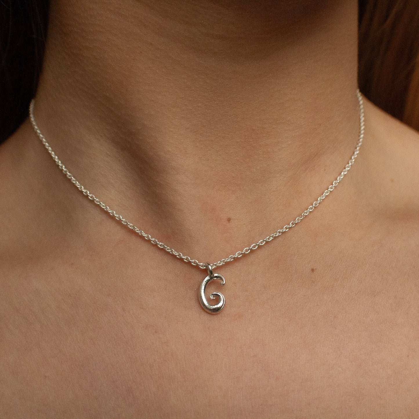 Love Letter - Letter Pendant in Sterling Silver