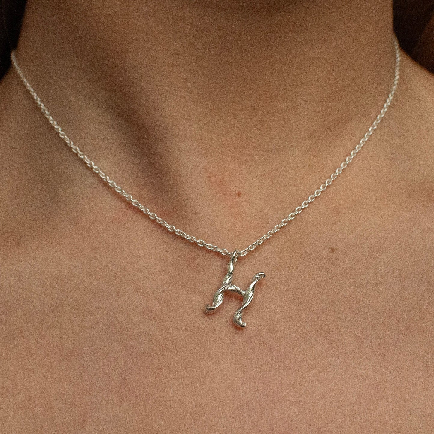 Love Letter - Letter Pendant in Sterling Silver