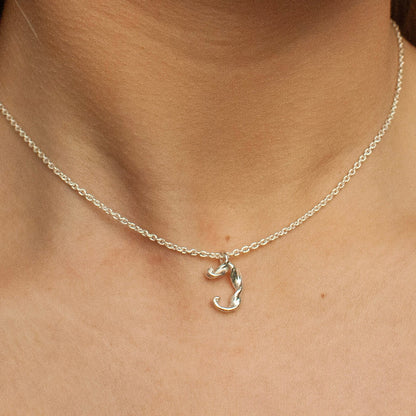 Love Letter - Letter Pendant in Sterling Silver