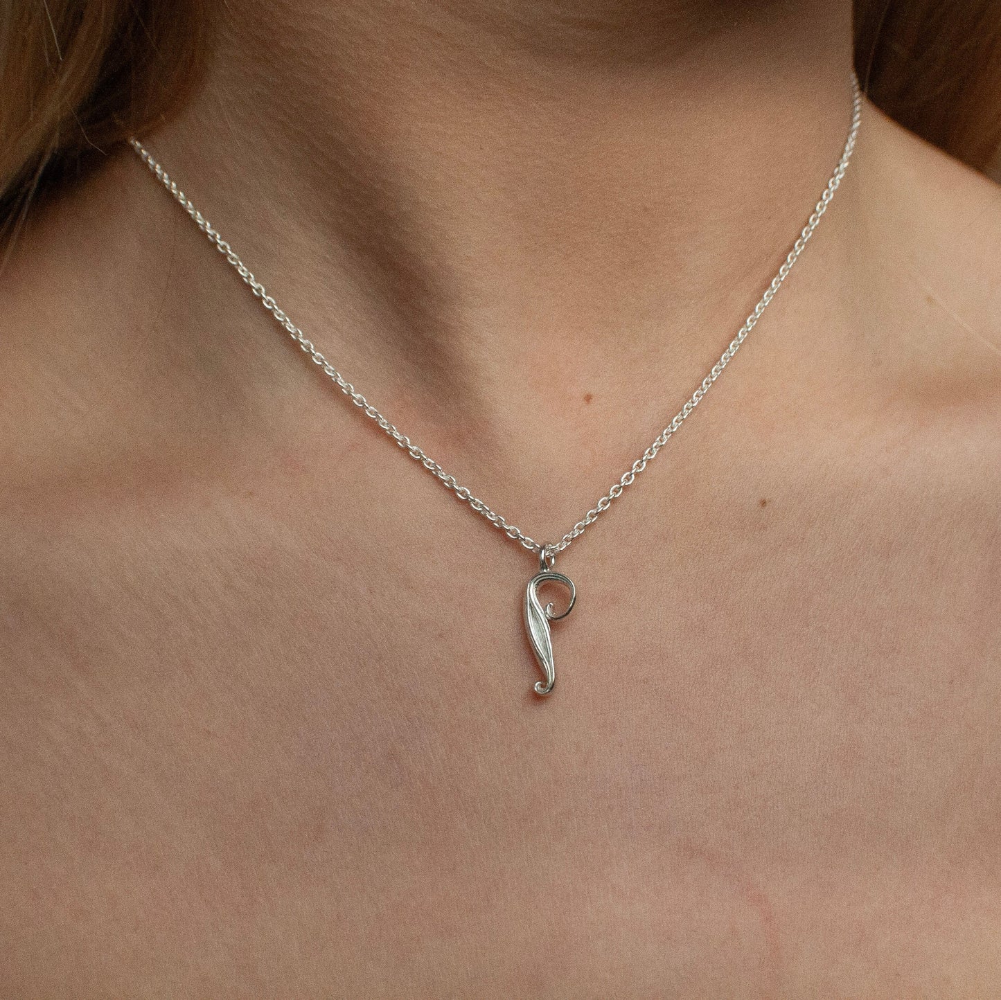 Love Letter - Letter Pendant in Sterling Silver