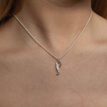 Love Letter - Letter Pendant in Sterling Silver