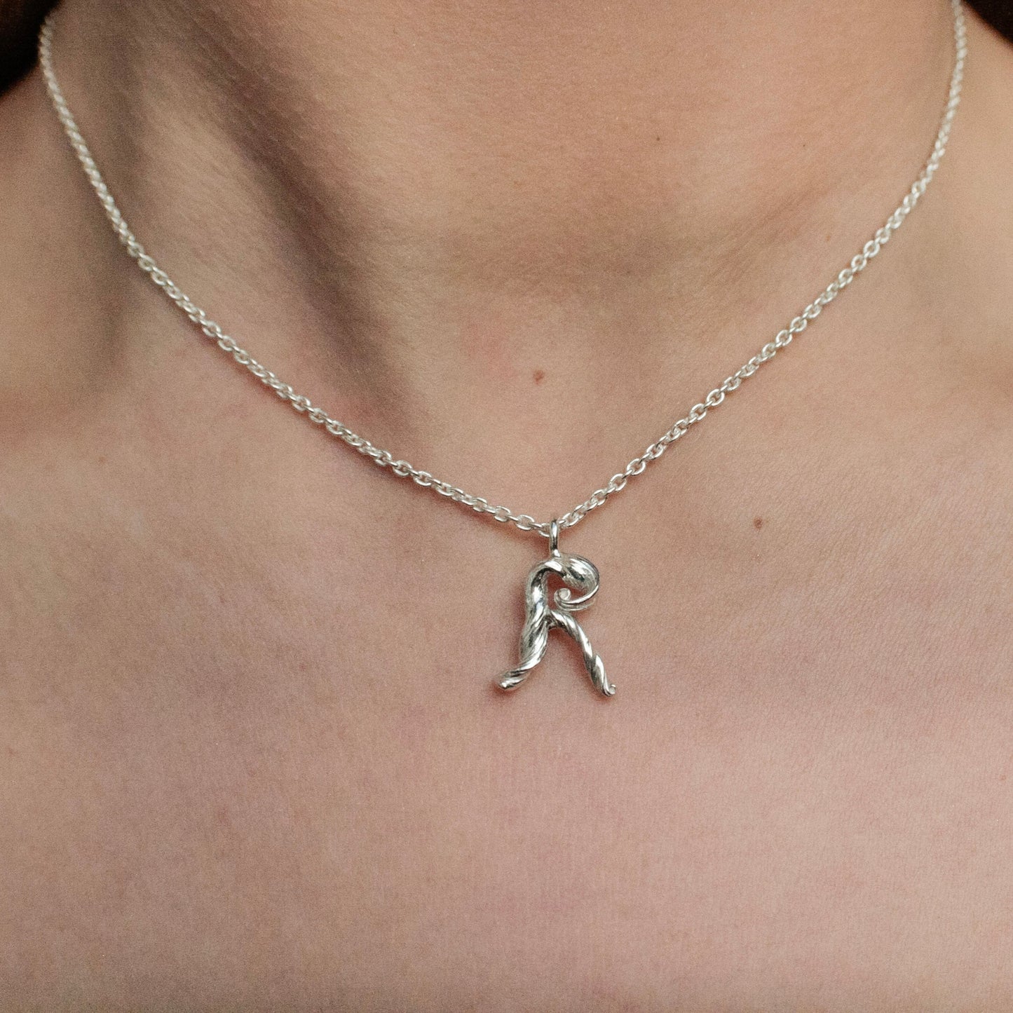 Love Letter - Letter Pendant in Sterling Silver