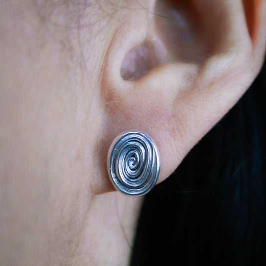Vertigo Studs - Sterling Silver