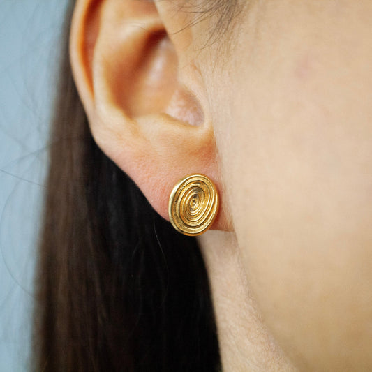 Vertigo Studs - Gold Plated