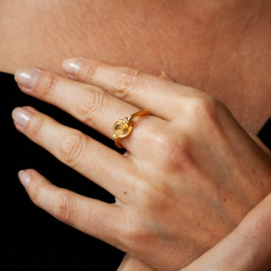 Miocene Ring - Gold Plated