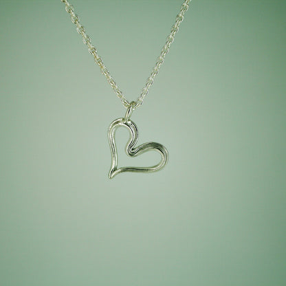 Leopoldíne Heart Pendant - Sterling Silver