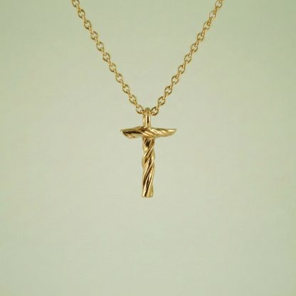 Love Letter - Bogstavsvedhæng i Forgyldt Sterling Sølv